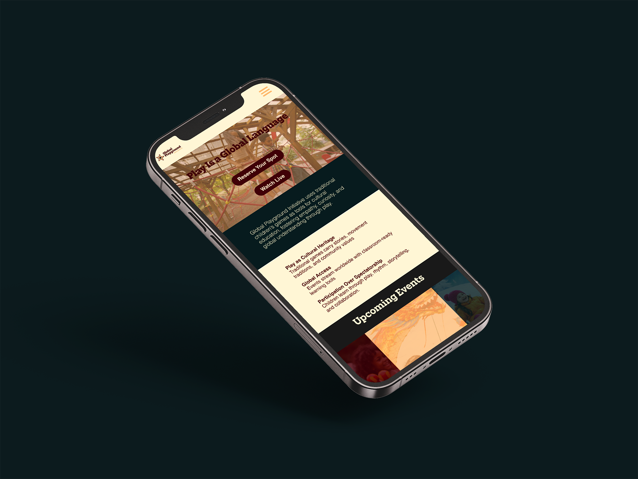 Phone mockup GPI